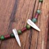 Shell Necklace with Agate and Jasper Beads - Image 5
