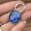 Electric Blue Labradorite Pendant - Image 2