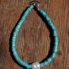 turquoise and freshwater pearl bracelet