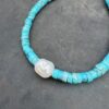 Turquoise and Freshwater Pearl Bracelet - Image 5